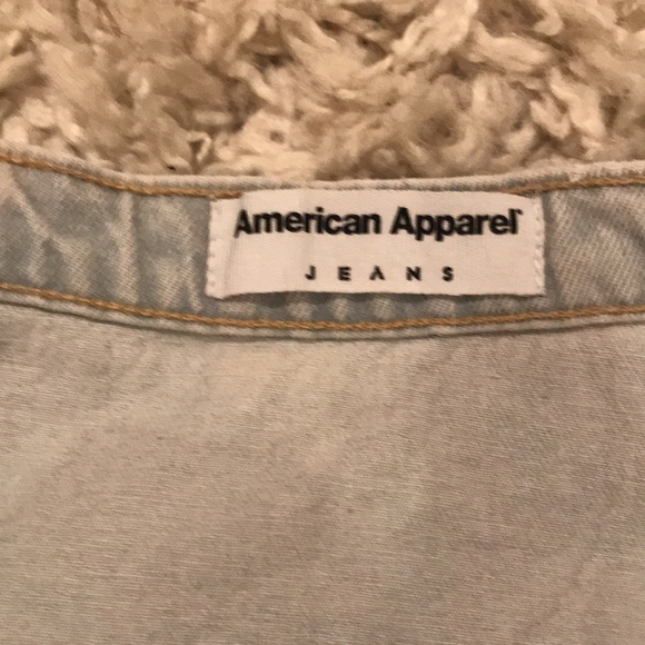 Beautiful 89s style jean pale blue American apparel skirt! - Picture 2 of 3